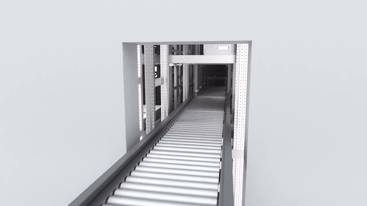 Animation RSX1 Shuttle System Rocket Solution by Kardex