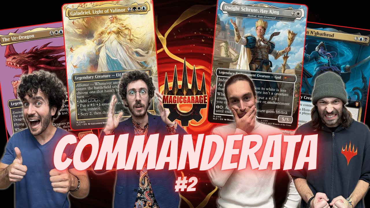 Commanderata al Garage #2 - Ur-Dragon vs Captain N'ghathrod vs Heliod vs Galadriel