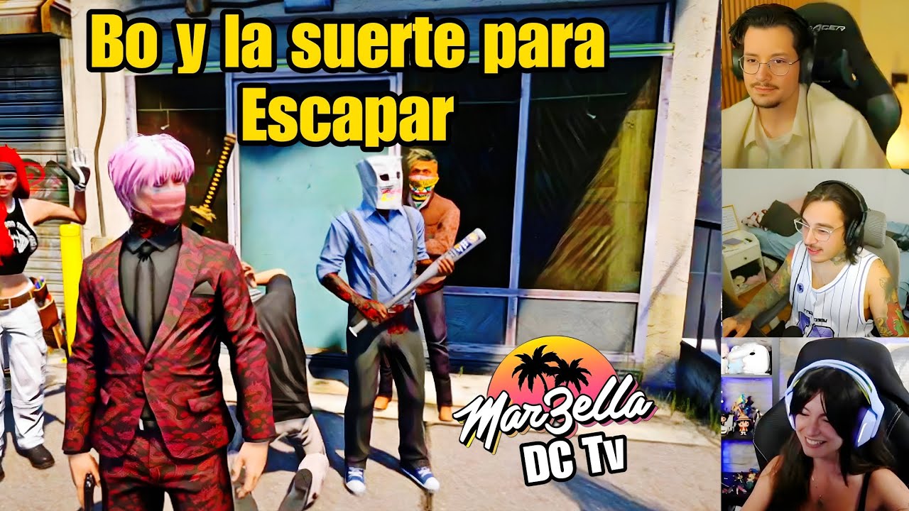 BO TIENE la Suerte De ESCAPAR, Gasolino La Monja y Coso, en el Robo Marbella 3 