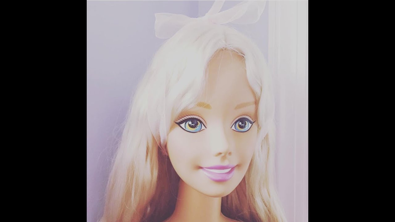 Refurbishing Life Size Barbie's Hair | Gabrielle Regina