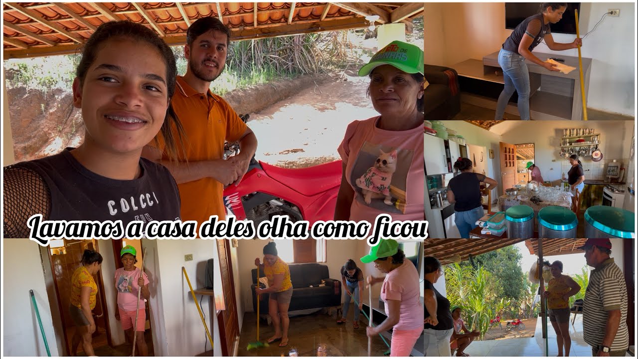 FUI COM MÃE DA UMA AJUDA NA CASA DE SEU ARNALDO E DONA TÂNIA/ OLHA COMO FOI DEPOIS DE PRONTA 🥰