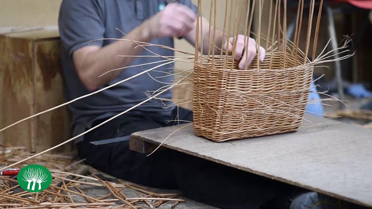Willow Basket Weaving Timelapse | Fishing Creel