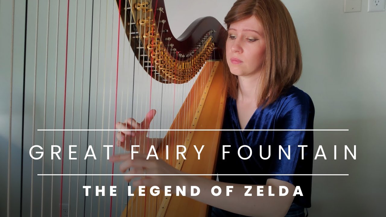Zelda: Great Fairy Fountain (Harp Cover) + Pedal Harp Sheet Music