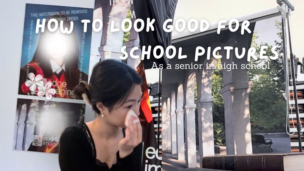 How to look good for your school pics 📸 || makeup, photo shoot, results 👩🏻&zwj;🎓💄
