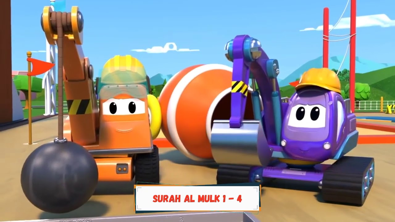 Hafalan Surat Al Mulk 1 - 4 Syaikh Khalifa Thunaijy & Murid | Kartun Murottal Juz 29