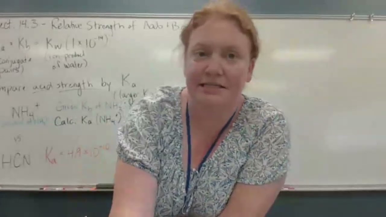 CHEM14120001 Poe 2025SP: s.14.3-relative acid base strengths; equil.  calculations
