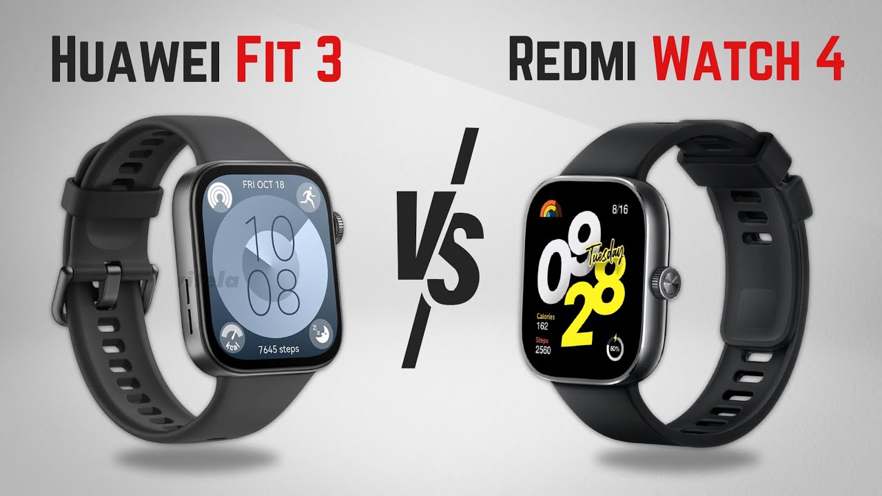 Huawei Watch Fit 3 Vs Xiaomi Redmi Watch 4 - Which One is Better?