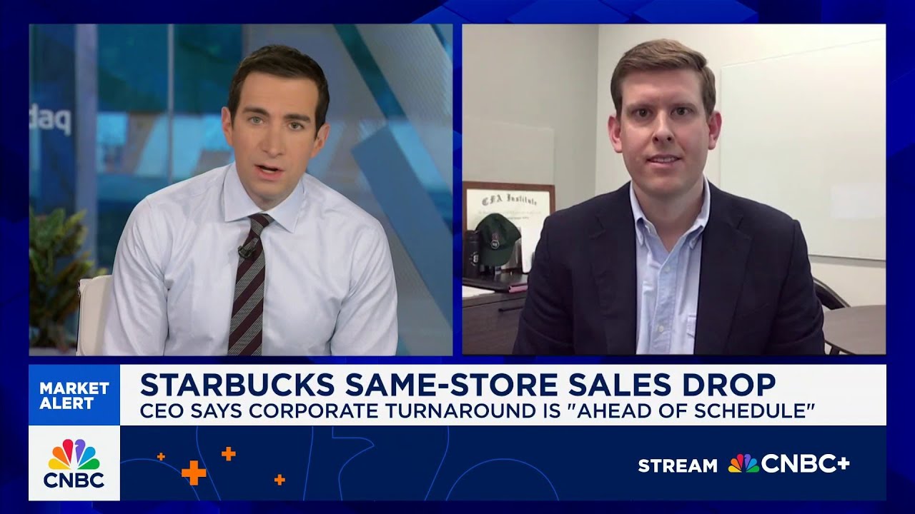 Starbucks CEO is accelerating the rollout of its new operating model: Morgan Stanley's Brian Harbour