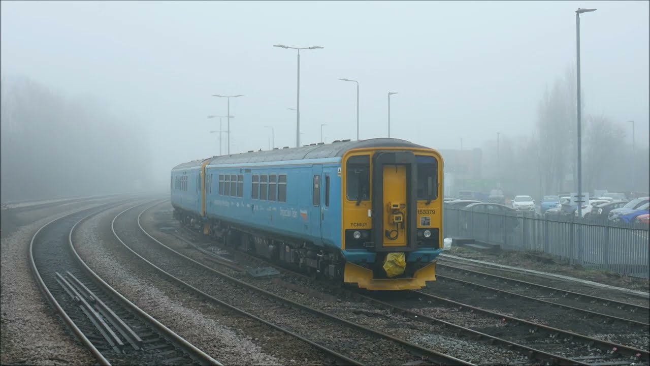 Network Rail Track Inspection Train at Middlesbrough and on the Port Clarence branch line