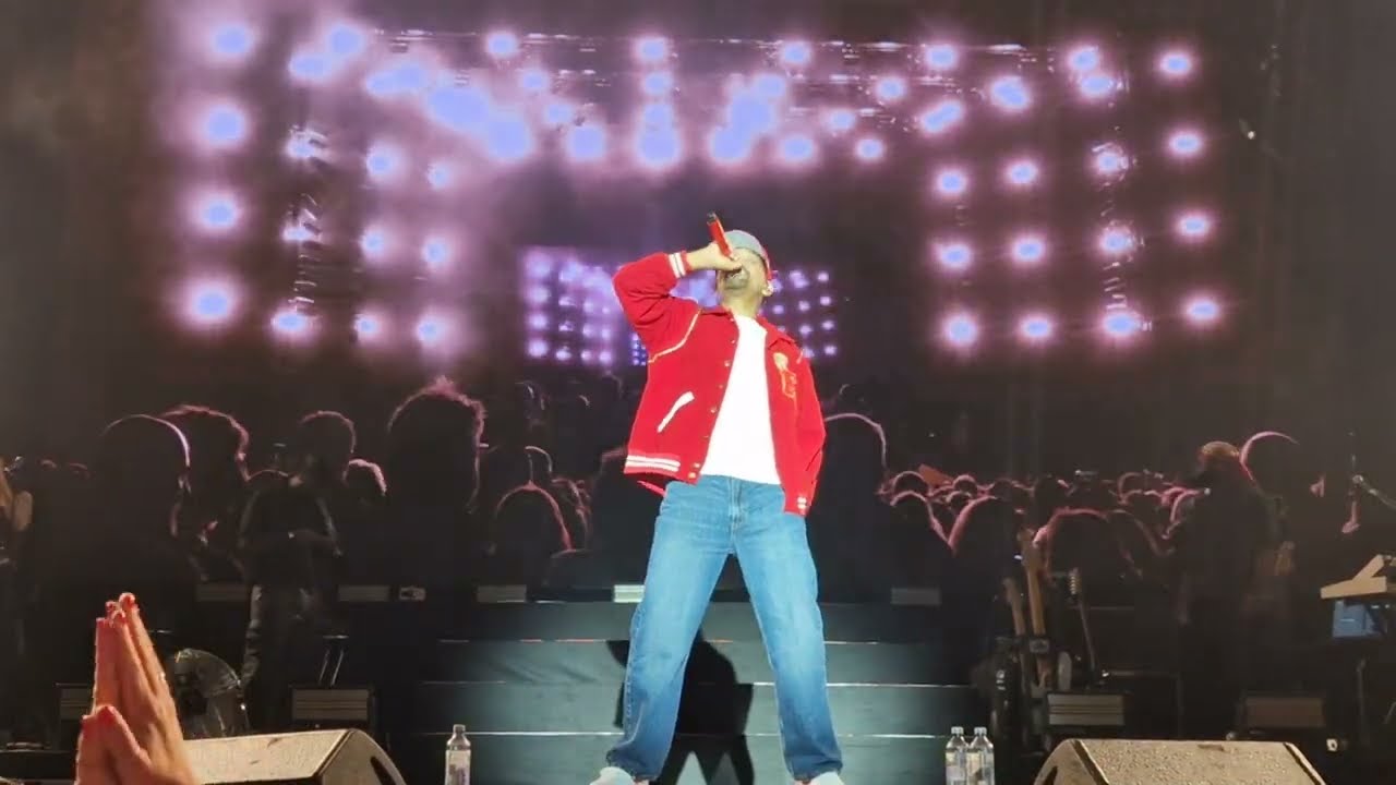 Will Smith gives an old school rap for the norwegian fans (Norway, August 22. 2025)