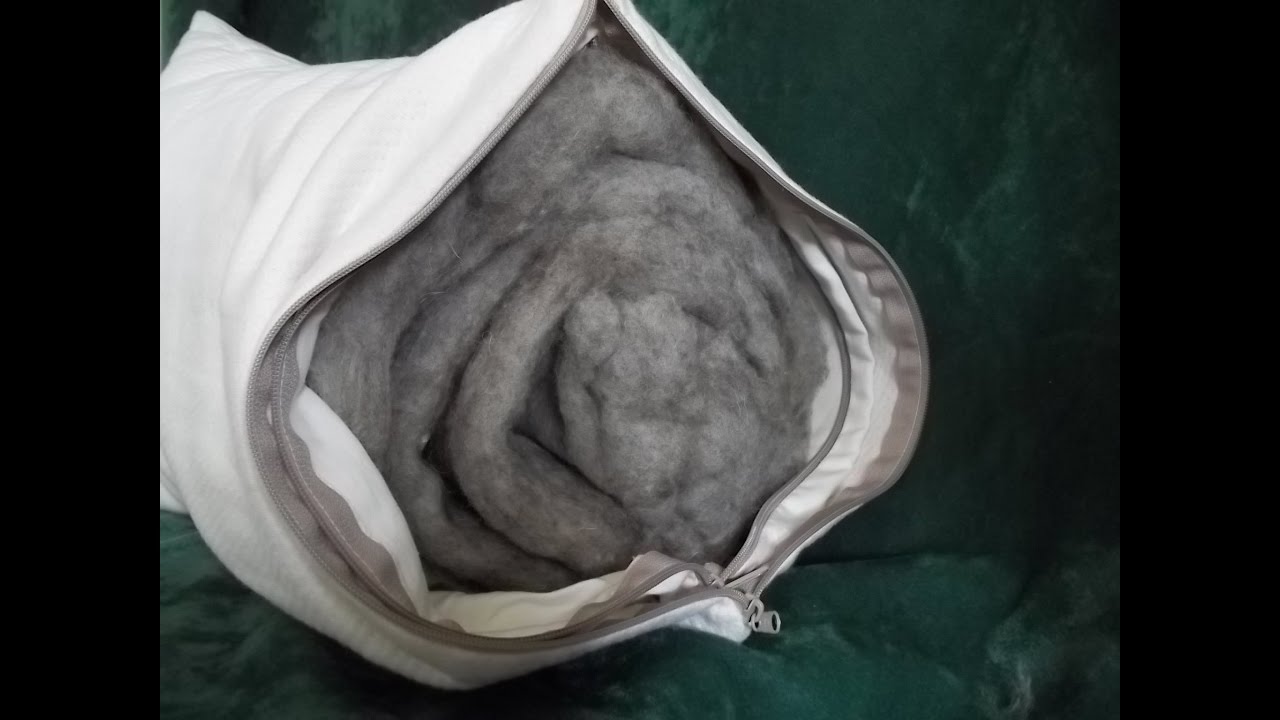 DIY a Natural Wool Pillow