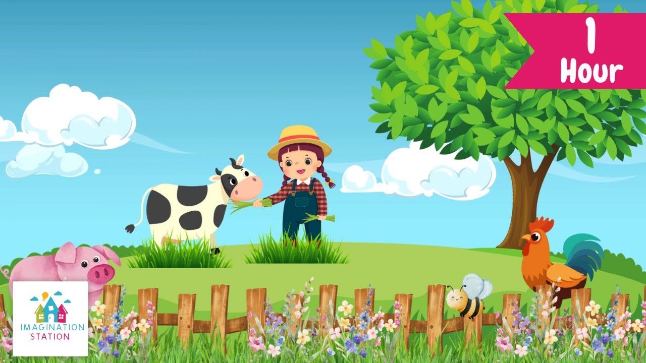 1 Hour of Learning Songs for Kids 🎶 | Colors, Counting, ABCs, Animals & More! 🌈🦁🚜