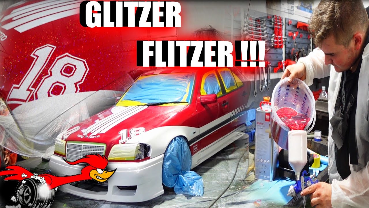 CUSTOM GLITZER LACKIERUNG auf dem W202 + KUPPLUNG erneueren wie gehts? (BASTELSTUBE LEER GEKAUFT)