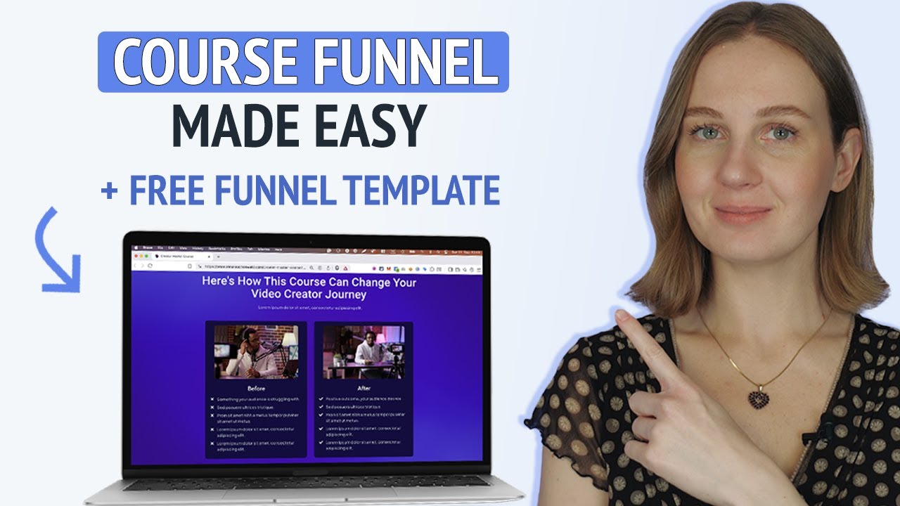 How to Build a Sales Funnel for an Online Course + FREE Funnel Template 🎁