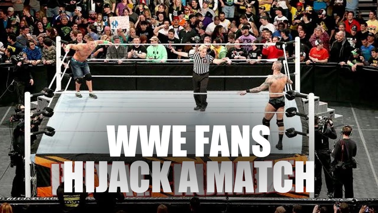 10 случаев, когда фанаты WWE перехватывали матч