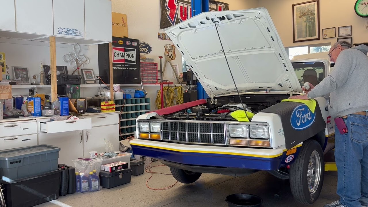 First start up on the new engine after installation.