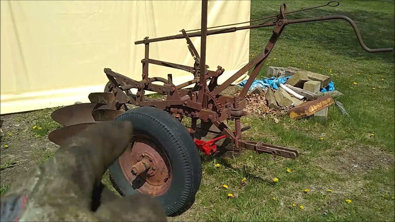 Making a new wheel for an old plow