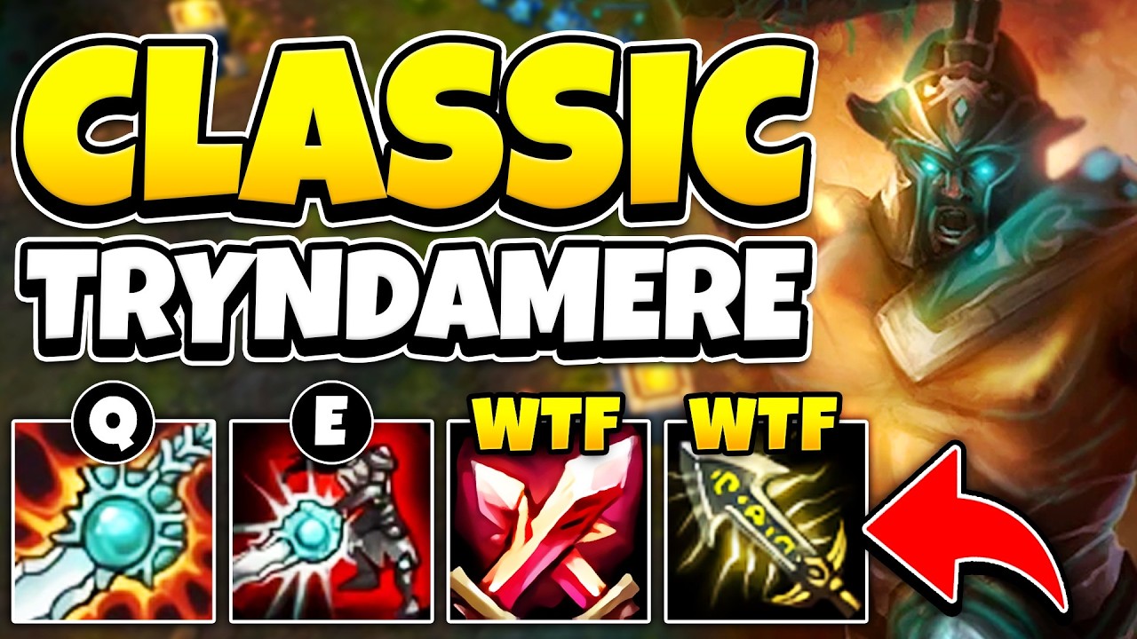 I PLAYED LEAGUE CLASSIC TRYNDAMERE AND IT'S 100% AMAZING! (OLD ABILITIES, OLD MAP)