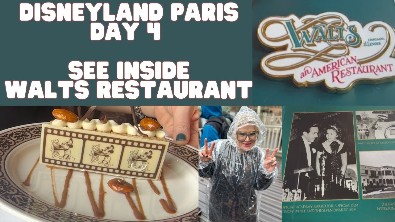 Disneyland Paris day 4, Walts Restaurant