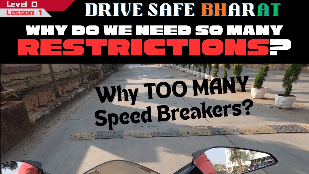 L0 L1 PHYSICAL BARRIERS | Why do we need them? #speedbreakers are breaking us  #DriveSafeBharat
