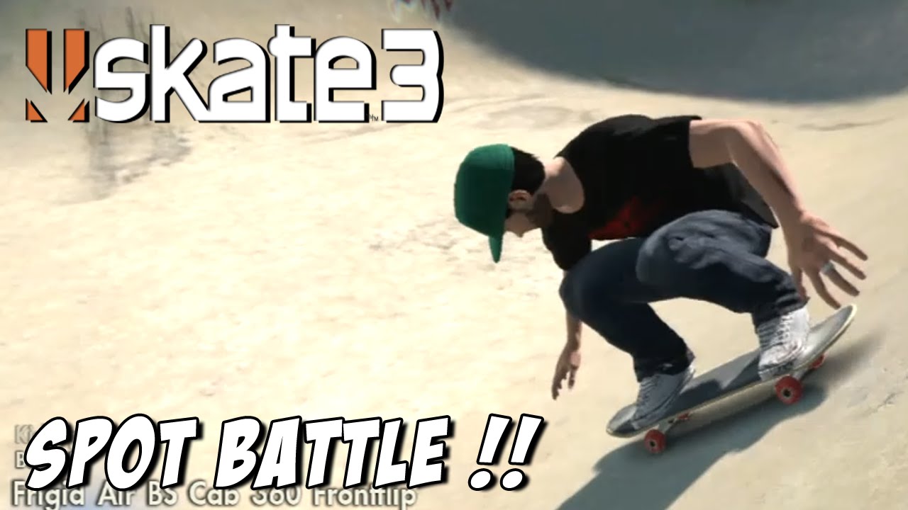 Skate 3 - Spot Battle insano na piscina com formato duvidoso xD