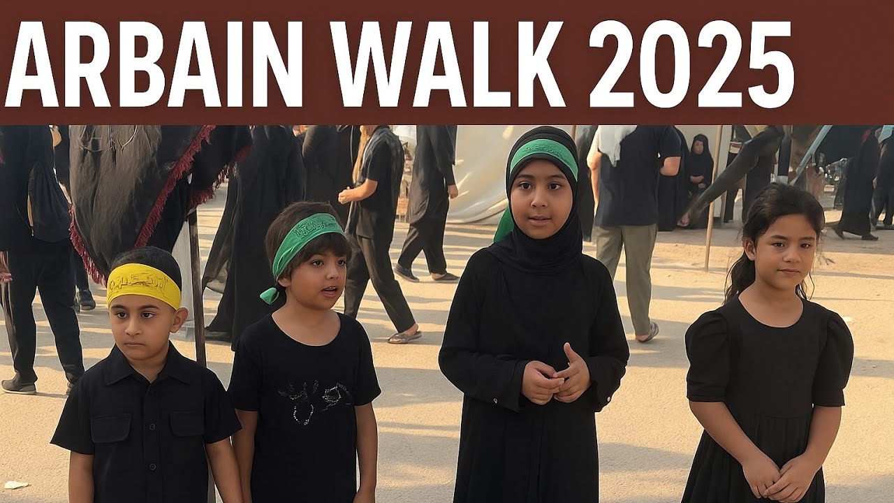 Arbain walk 2025 | Karbala ke Manzar #karbala #najaf #ziyarat 