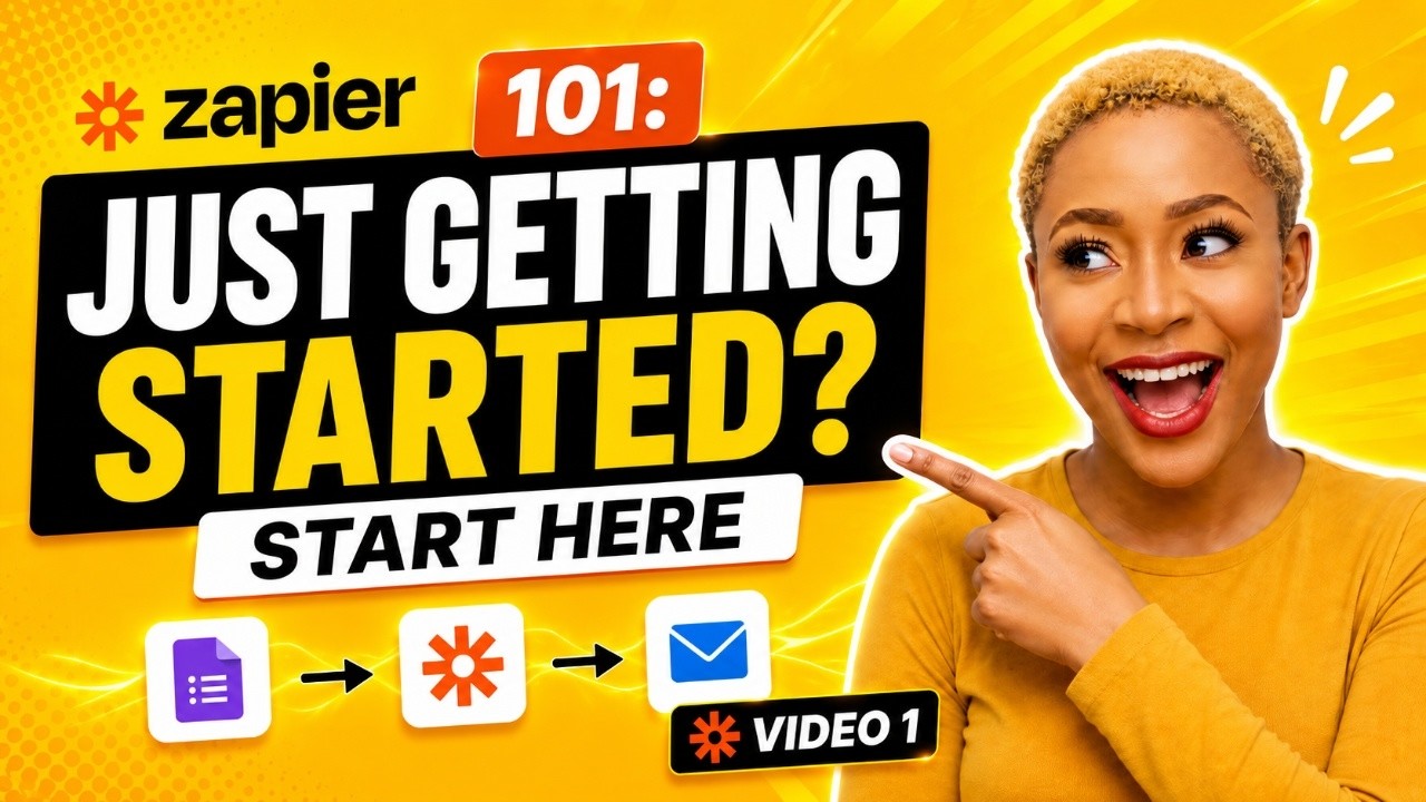 Zapier for Beginners (2026) What It Is + Build Your First Zap Step-by-Step