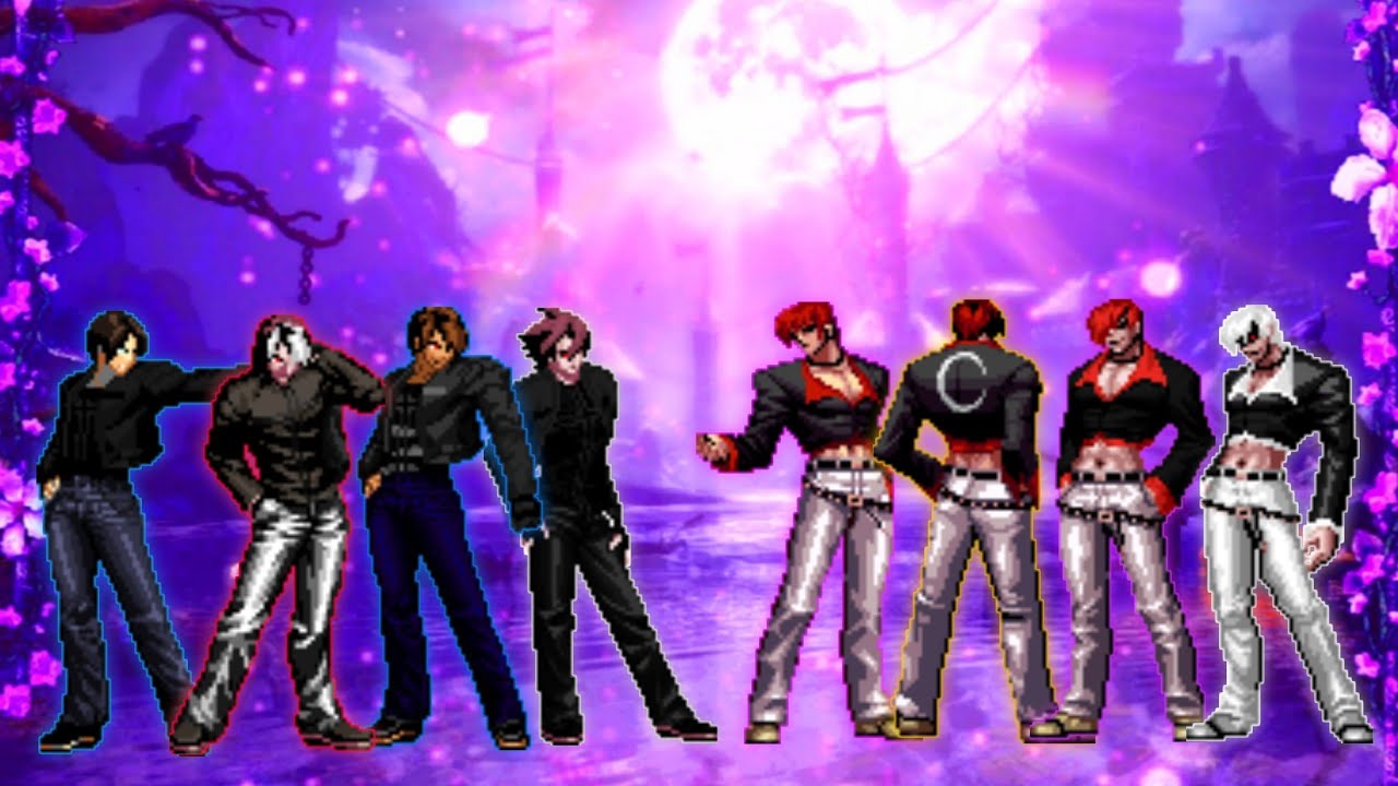 Recolors Kyo Team VS. Iori Yagami XIII Team [KOF MUGEN]