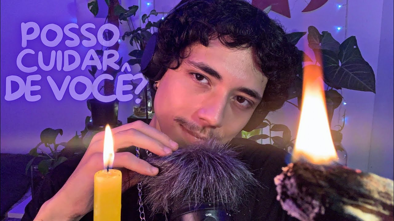 [ASMR] Posso cuidar de voc&ecirc; essa noite? Hora de relaxar😴💤