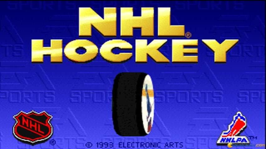 NHL Hockey gameplay (PC Game, 1993)