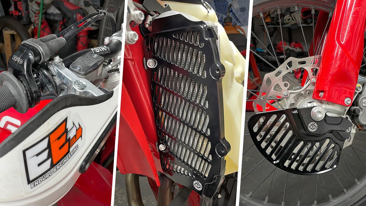 Dirt Bike Protection Parts Added to the GasGas EX350F