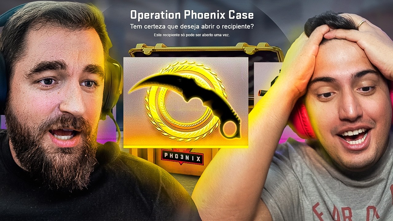 FALLEN ABRE CAIXAS PELA PRIMEIRA VEZ EM 2026 E DROPA UMA FACA NA VALVE FT. CACHORRO1337