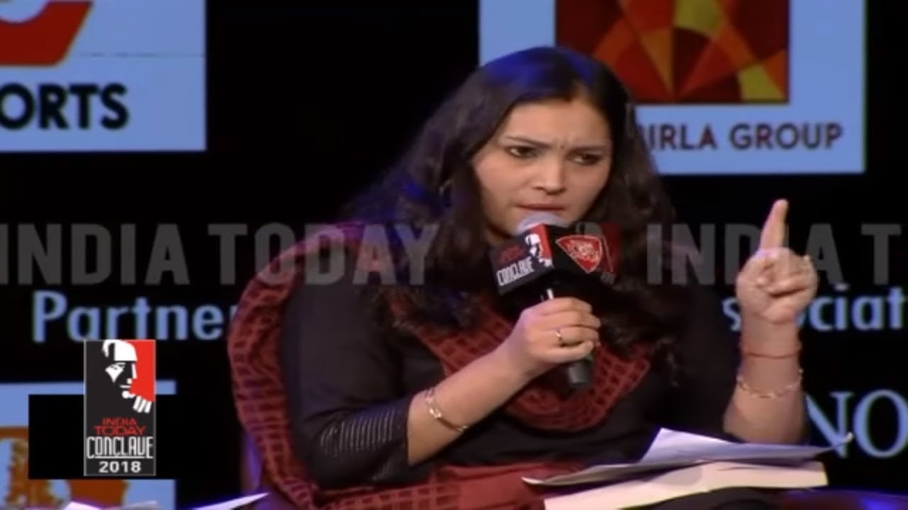 I'm An Indian And A Hindu; Shubhrastha's Fiery Counter At India Today Conclave 2018