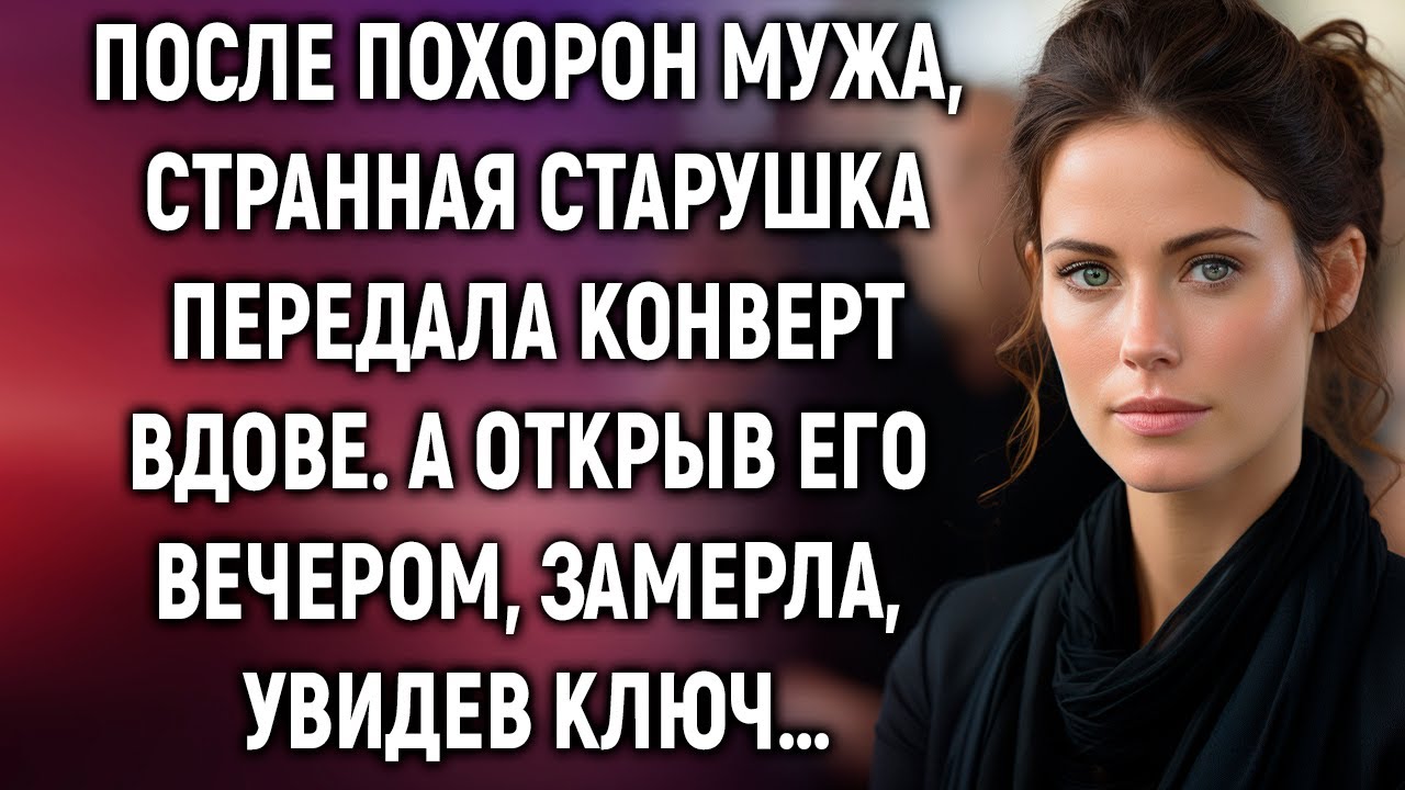 После похорон мужа, старушка передала конверт вдове. А открыв его вечером...