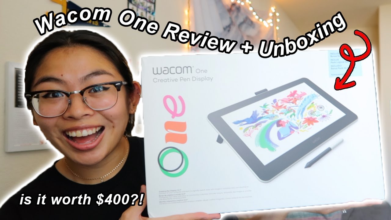 WACOM ONE Tablet Unboxing + Demo