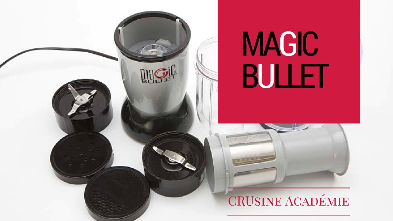 La démonstration du petit blender Magic bullet à emporter en voyage