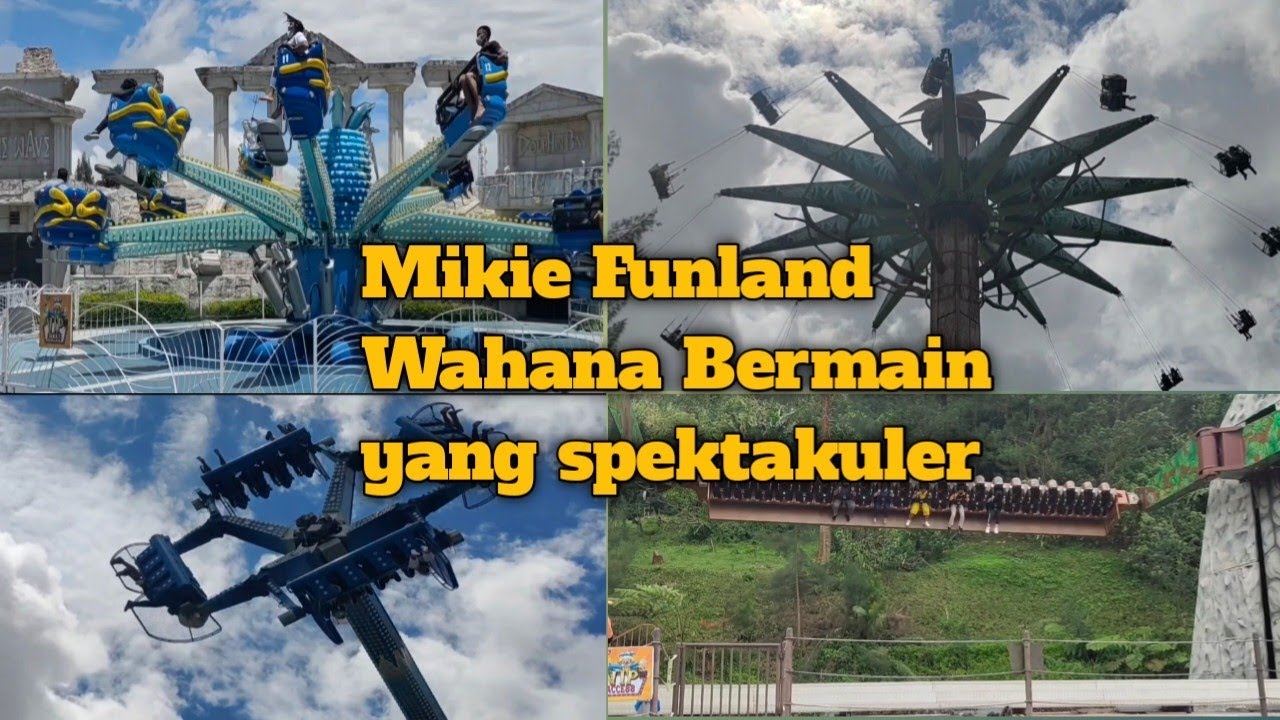 Mendebarkan ada tsunami,Jurassic tree,di Mikie Funland Brastagi
