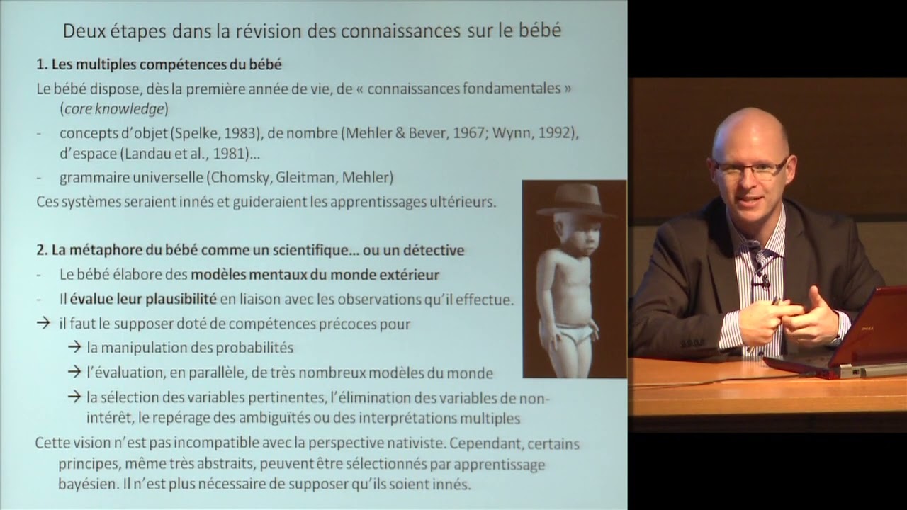 Le b&eacute;b&eacute; statisticien&nbsp;: les th&eacute;ories bay&eacute;siennes... (1) - Stanislas Dehaene (2012-2013)