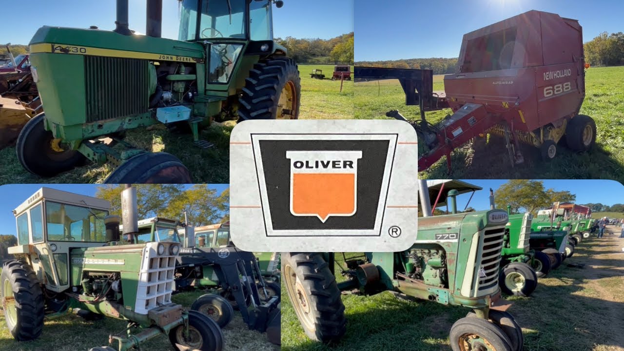 Oliver Collector Auction Part 1- Preview, Selling John Deere, New Holland, & More
