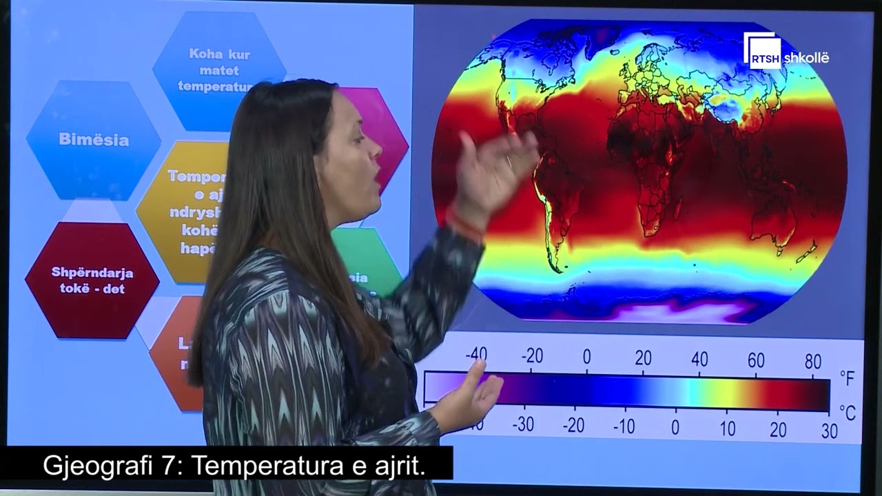 Temperatura e ajrit | Gjeografi 7