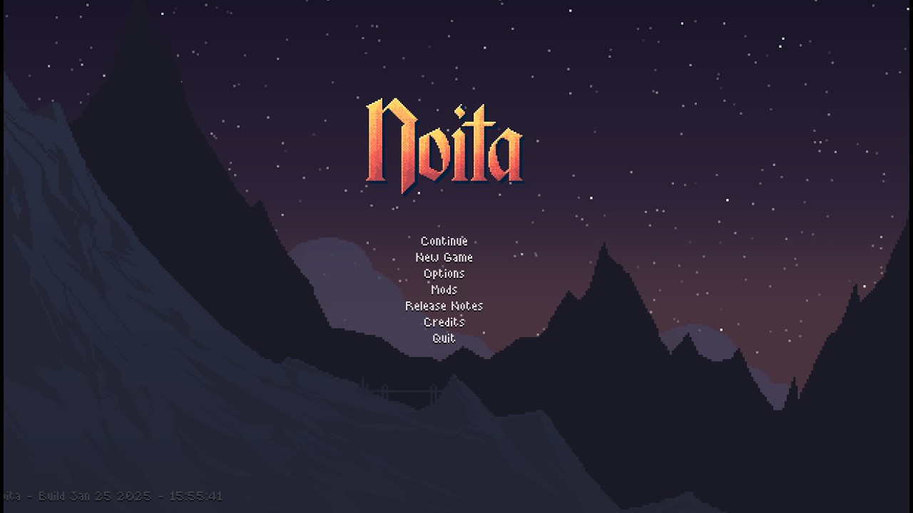 Noita new god run after a break part 1