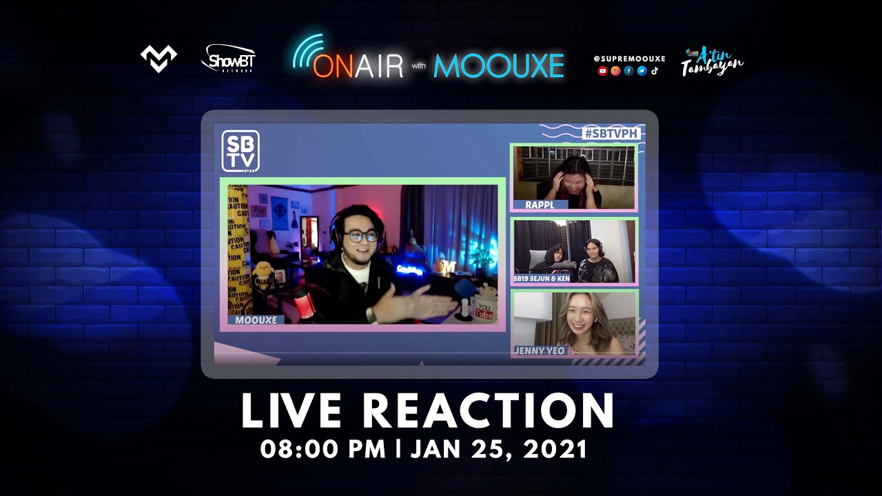 PART 1 - LIVE REACTION | SBTVPH TALK SESSIONS W/ SEKENJOY + DIREK ROSE [On AIR w/ MOOUXE]