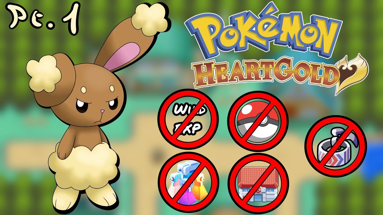 Terminer Pok&eacute;mon Heartgold avec JUSTE un Laporeille, mais avec BEAUCOUP TROP DE R&Egrave;GLES (partie 1)