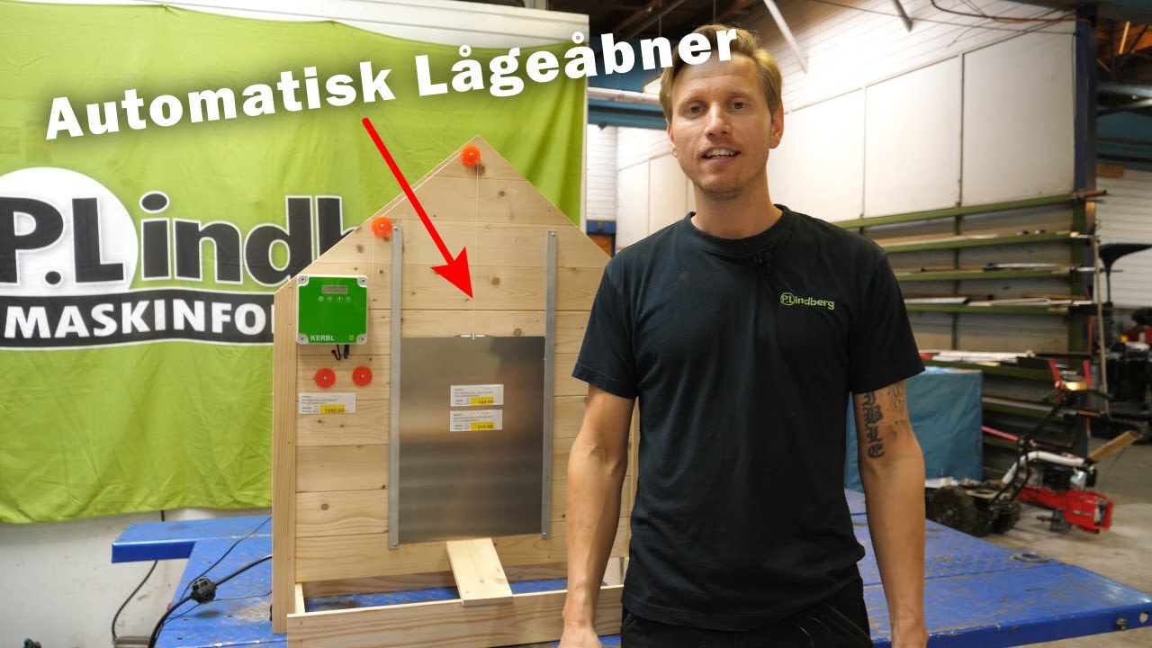 P. Lindbergs værksted: Automatisk lågeåbner
