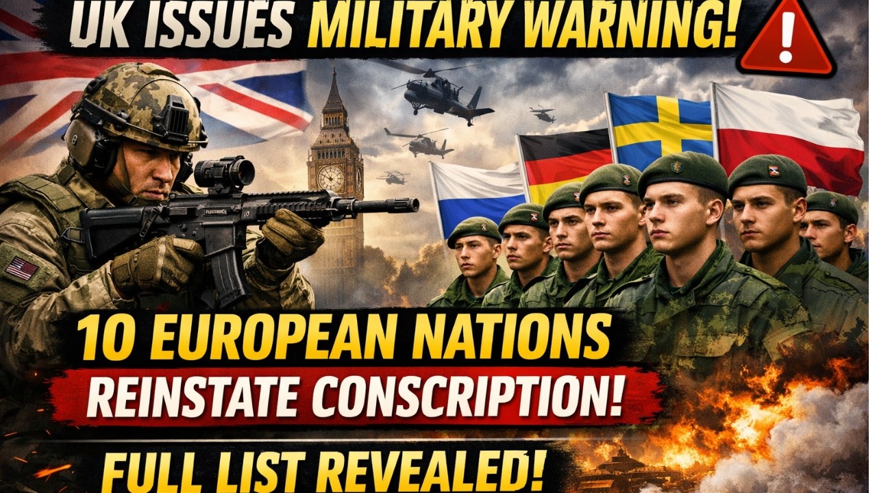 UK Issues Military Warning as 10 European Nations Reinstate Conscription &ndash; Full List Revealed