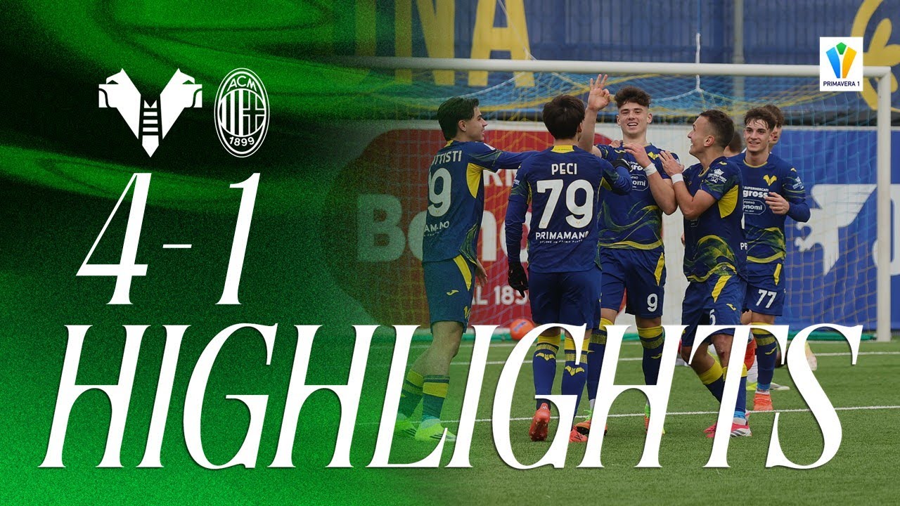 Highlights Primavera 1 2025/26 | Hellas Verona-Milan 4-1