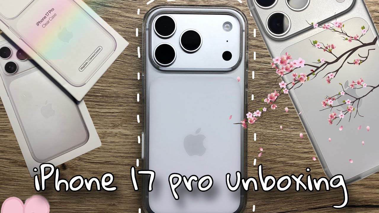IPHONE 17 PRO SILVER UNBOXING!!!