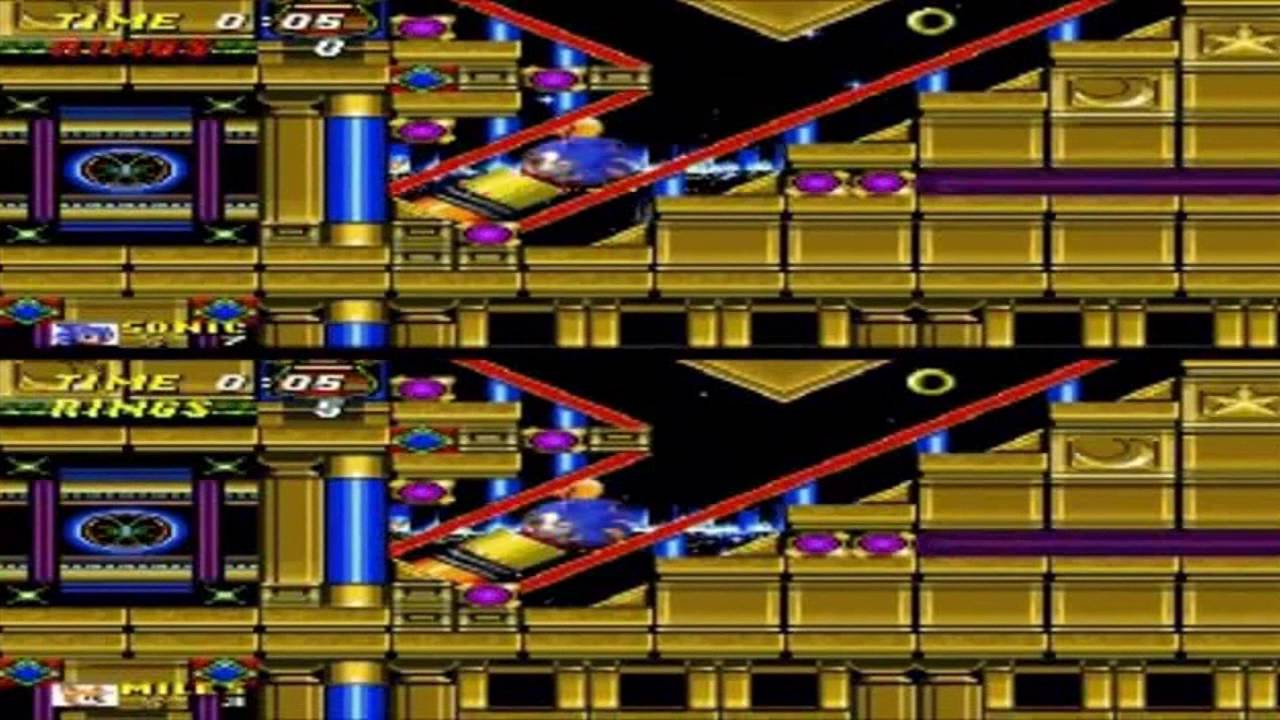Sonic The Hedgehog 2-Casino Night Zone[2 Player](Genesis Remastered)