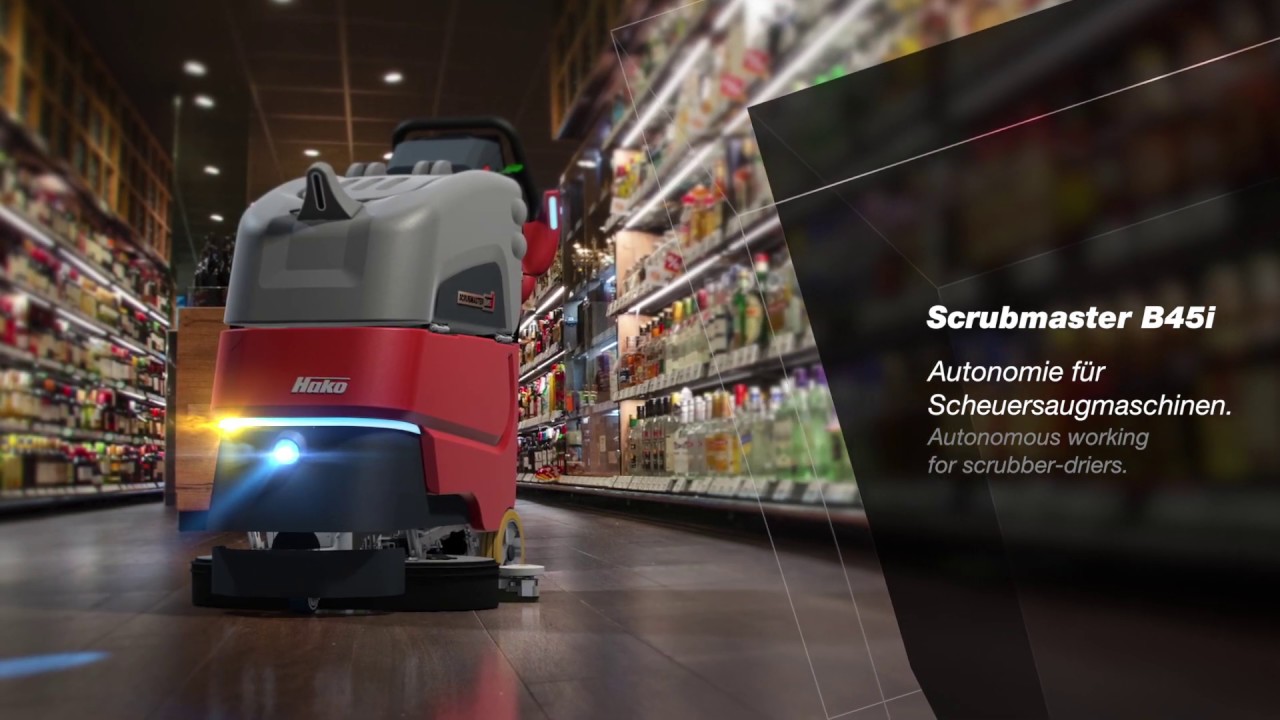HAKO Scrubmaster B45i – die autonome Reinigungsmaschine