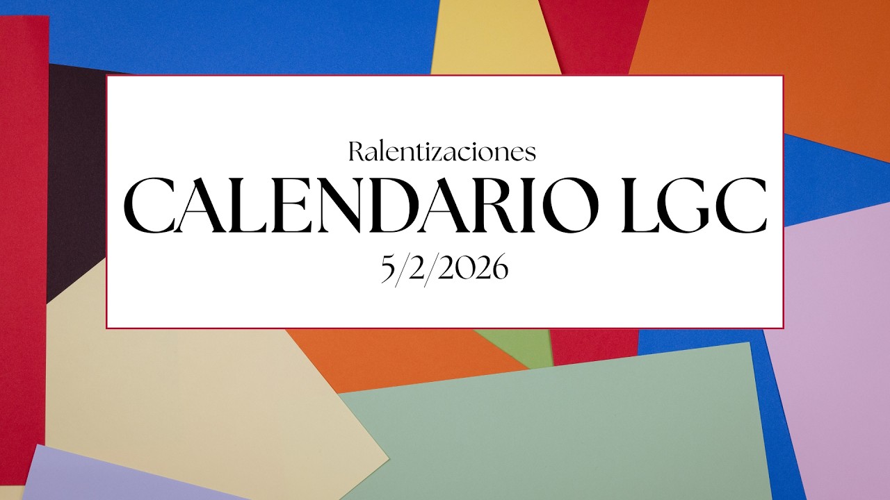 Reunión #6 - Ralentizaciones LGC - 25/11
